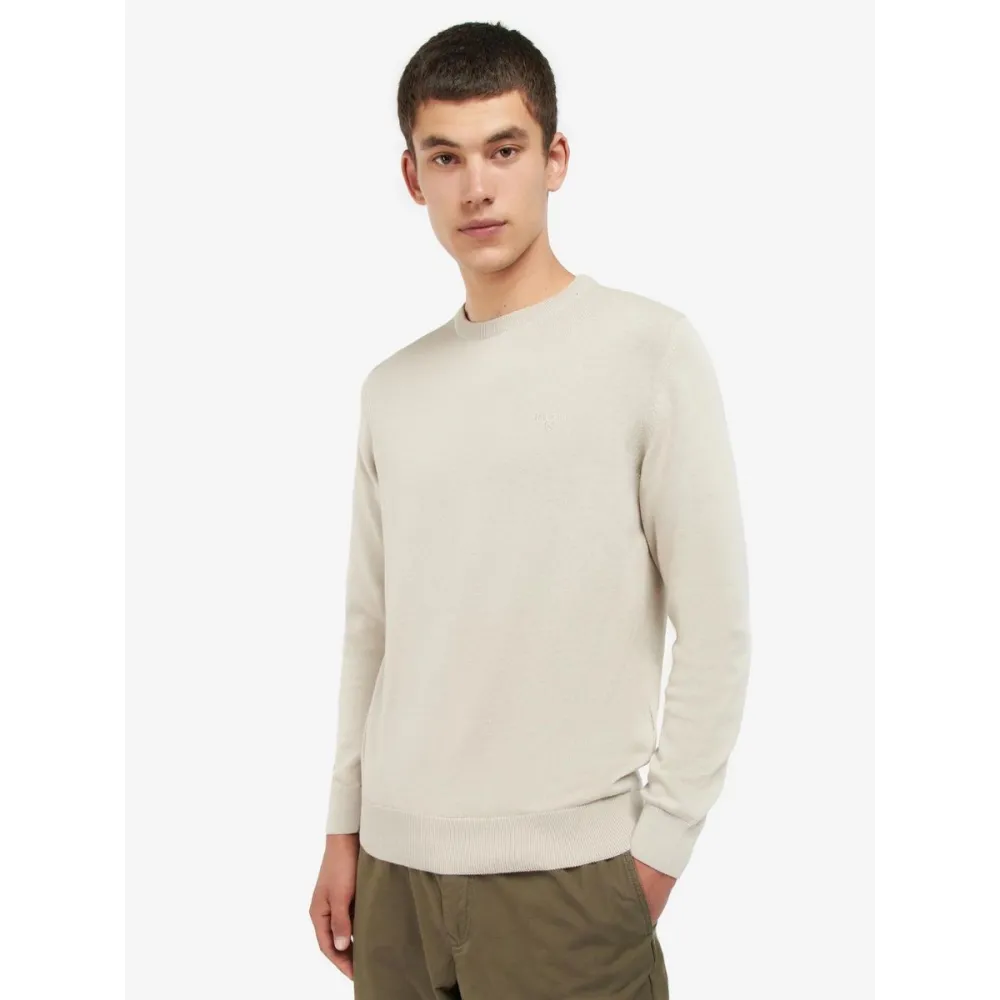 Maglione Barbour Uomo Girocollo In Cotone Pima