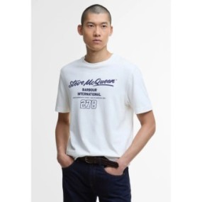 T-shirt Barbour Uomo Colman Steve Mcqueen