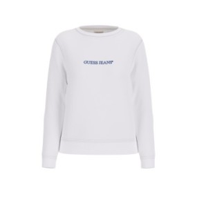 Felpa Guess Jeans Donna Logo Ricamato